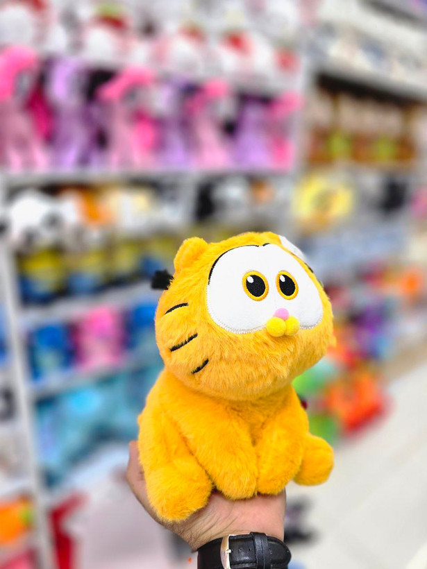 عروسک گربه نشسته گارفیلد سایز ۲۵ سانت