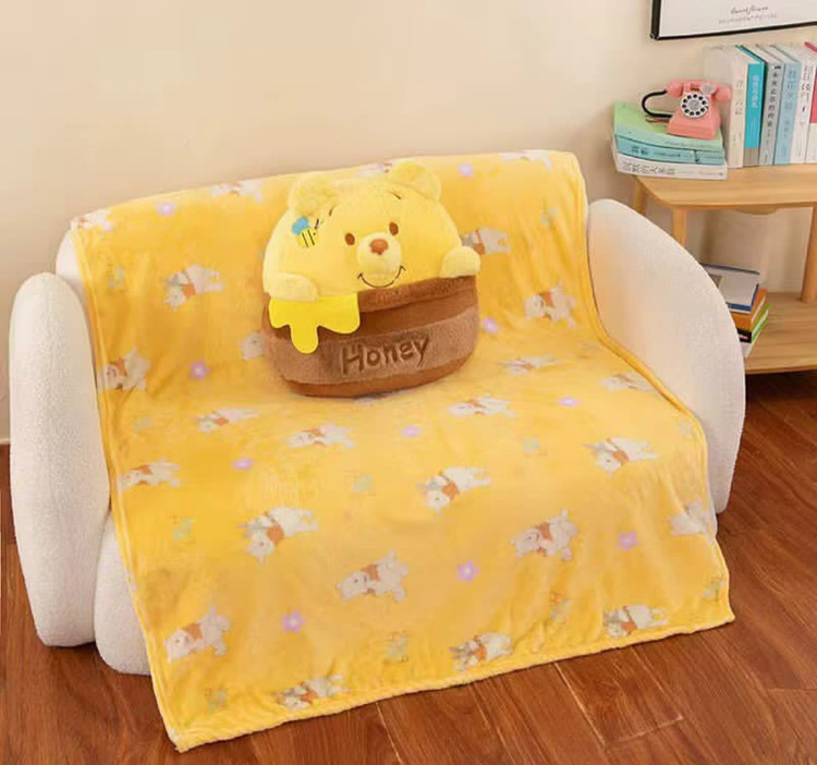 عروسک پتو دار پو اورجینال و قابل شستشو