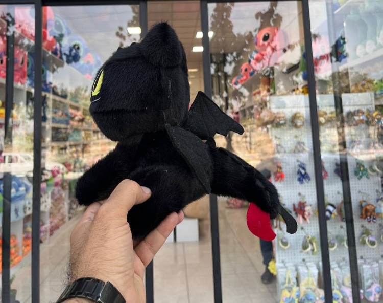 عروسک بیدندون سایز ۲۵ سانت بالدار